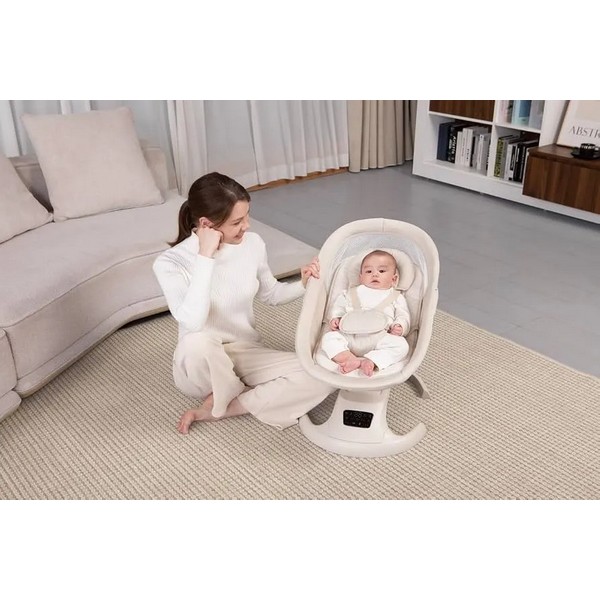 Продукт TEANTOYS - Електрическа бебешка люлка Mastela Infini Orbit, с Bluetooth и 360° въртене - 0 - BG Hlapeta
