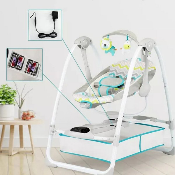 Продукт TEANTOYS - Електрическа бебешка люлка с дистанционно управление - 0 - BG Hlapeta