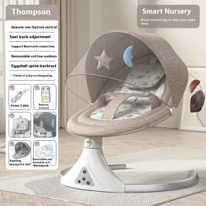 TEANTOYS Smart Nursery  - Електрическа бебешка люлка с дистанционно управление