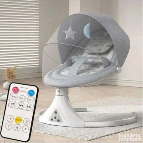 Продукт TEANTOYS Smart Nursery  - Електрическа бебешка люлка с дистанционно управление - 0 - BG Hlapeta