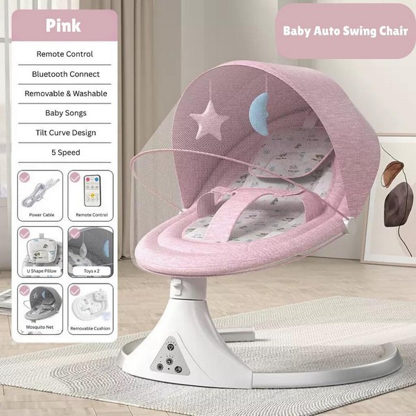 Продукт TEANTOYS Smart Nursery  - Електрическа бебешка люлка с дистанционно управление - 0 - BG Hlapeta