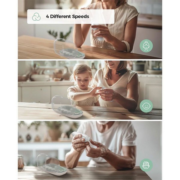 Продукт Momcozy - Електрическа бебешка пила за нокти - 0 - BG Hlapeta