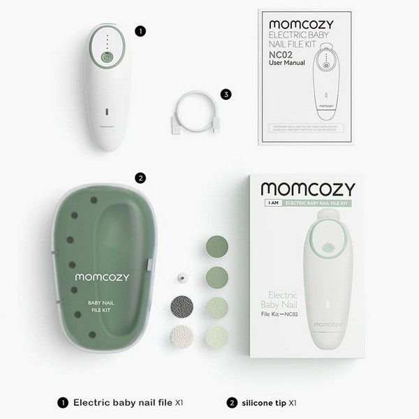 Продукт Momcozy - Електрическа бебешка пила за нокти - 0 - BG Hlapeta