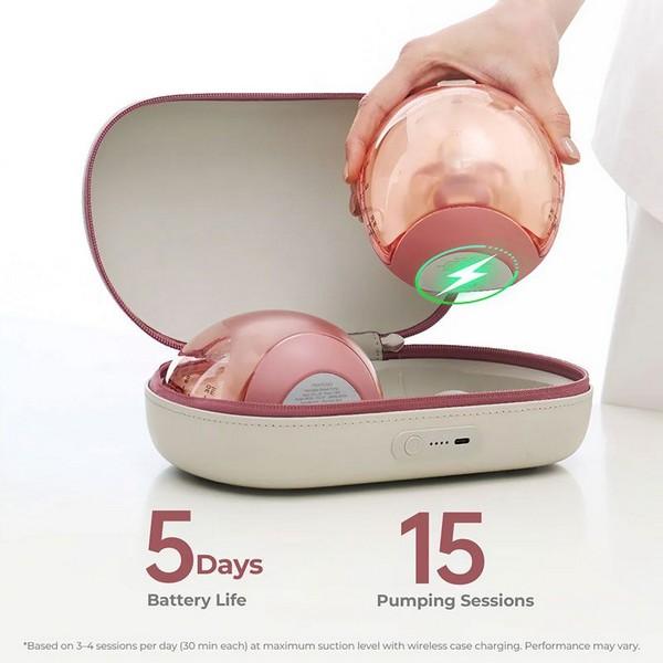 Продукт Momcozy Air 1 Ultra-slim - Смарт двойна електрическа помпа за кърма, с мобилно приложение - 0 - BG Hlapeta