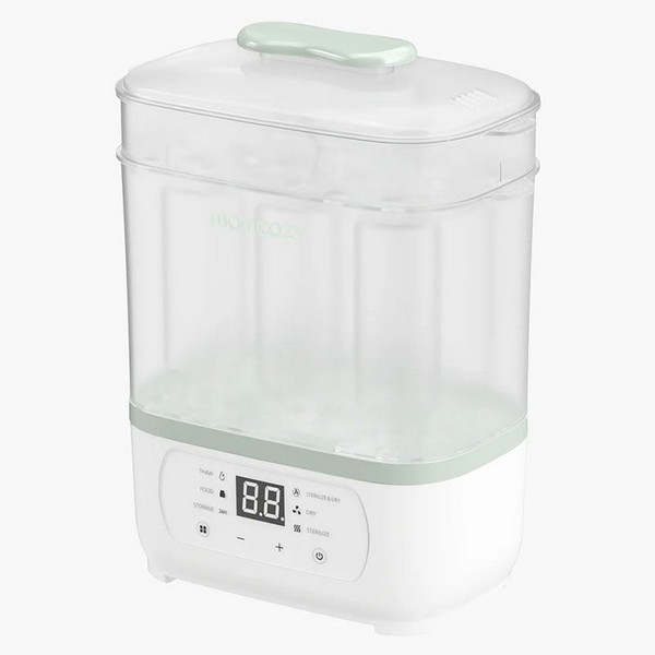 Продукт Momcozy - Електрически парен стерилизатор и сушилник за бебешки шишета 8 в 1, Размразява и затопля храна - 0 - BG Hlapeta