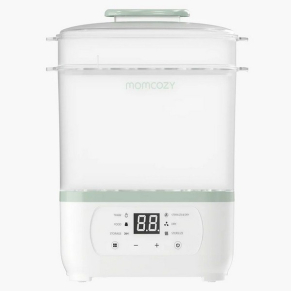 Momcozy - Електрически парен стерилизатор и сушилник за бебешки шишета 8 в 1, Размразява и затопля храна