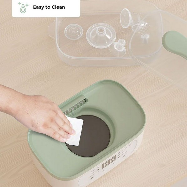 Продукт Momcozy - Електрически парен стерилизатор и сушилник за бебешки шишета 8 в 1, Размразява и затопля храна - 0 - BG Hlapeta