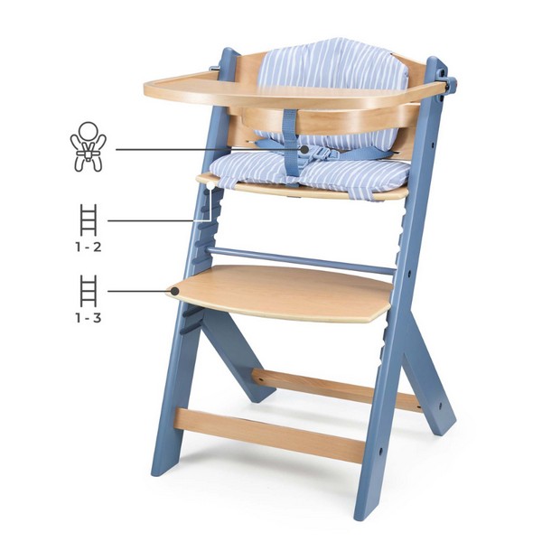 Продукт KinderKraft ENOCK - Столче за хранене  с възглавница - 0 - BG Hlapeta