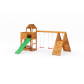 Продукт Fungoo FLUPPI DOUBLE - дървена детска площадка с пързалка и 2 люлки - 4 - BG Hlapeta