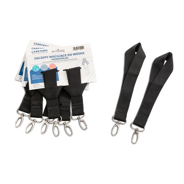 Продукт Caretero - Кукички за закрепване на бебешка чанта към количка 2бр - 0 - BG Hlapeta