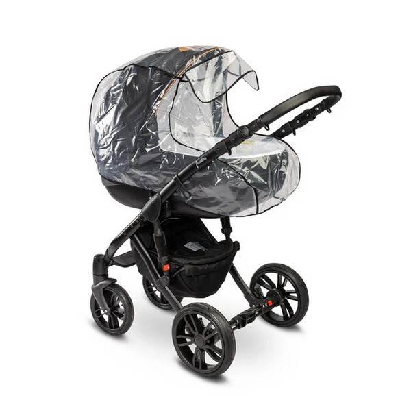 Продукт Caretero - Дъждобран за кош за новородено с прозорче - 0 - BG Hlapeta