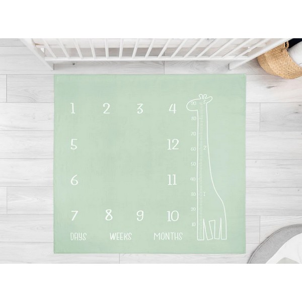 Продукт Sensillo Giraffe Mint - Муселинова Фотоподложка, 120x120см - 0 - BG Hlapeta