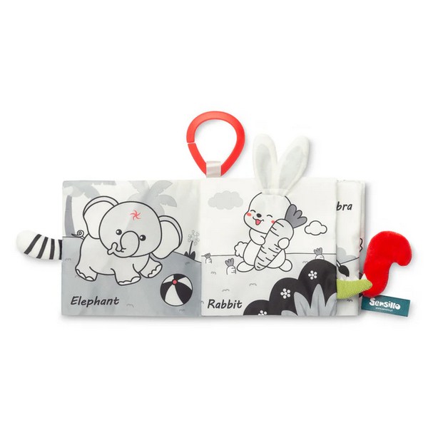 Продукт Sensillo - Черно-бяла мека книжка - 0 - BG Hlapeta