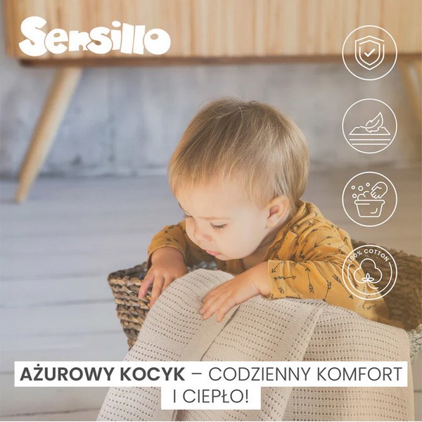 Продукт Sensillo Moli - Одеяло 100% Памук - 0 - BG Hlapeta