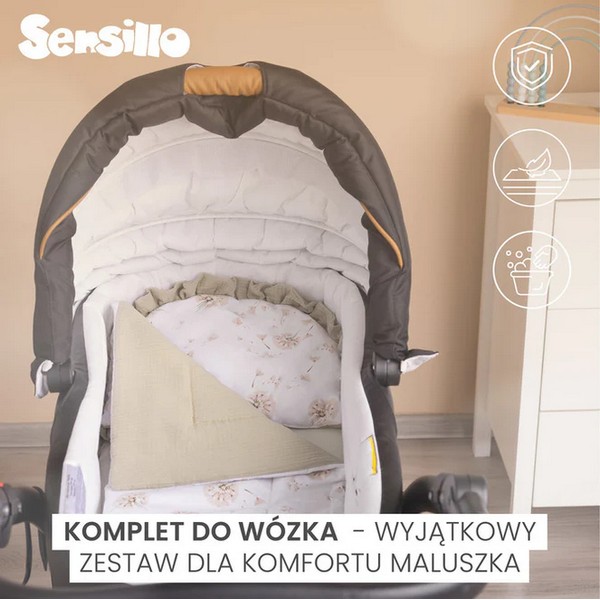 Sensillo - Муслинов Комплект За Детска Количка Продукт Sensillo - Муслинов Комплект За Детска Количка - 0 - BG Hlapeta