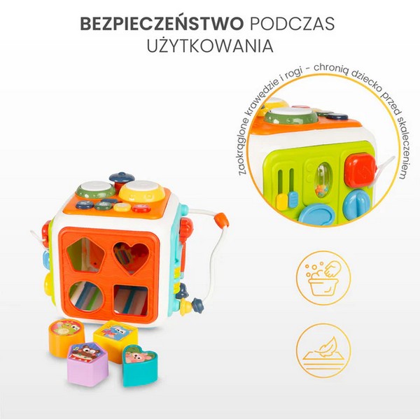 Caretero Toyz - Сензорен куб и сортер Продукт Caretero Toyz - Сензорен куб и сортер - 0 - BG Hlapeta