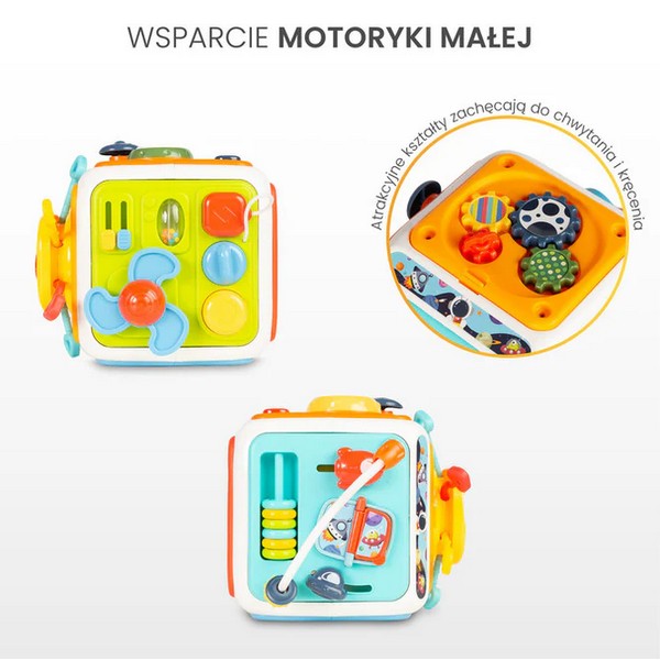 Caretero Toyz - Сензорен куб и сортер Продукт Caretero Toyz - Сензорен куб и сортер - 0 - BG Hlapeta