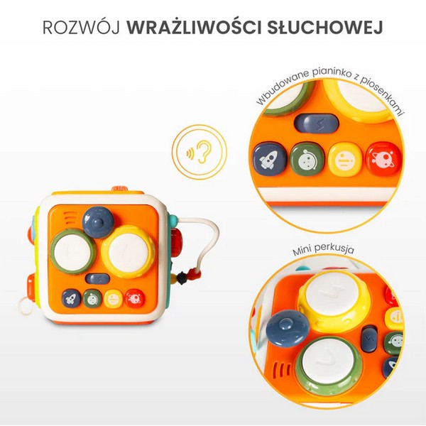 Caretero Toyz - Сензорен куб и сортер Продукт Caretero Toyz - Сензорен куб и сортер - 0 - BG Hlapeta