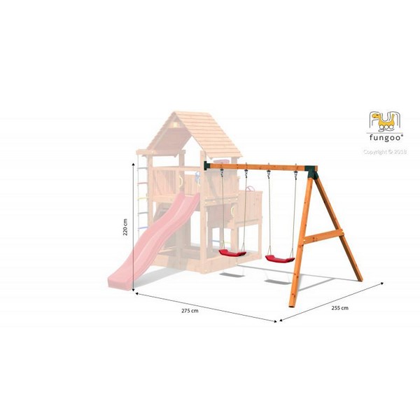 Продукт Fungoo MOVE + RED допълнителна люлка - 0 - BG Hlapeta