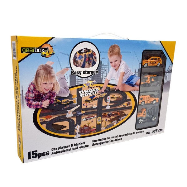 Продукт Gearbox Строителни машини - Подложка за игра с колички - 0 - BG Hlapeta