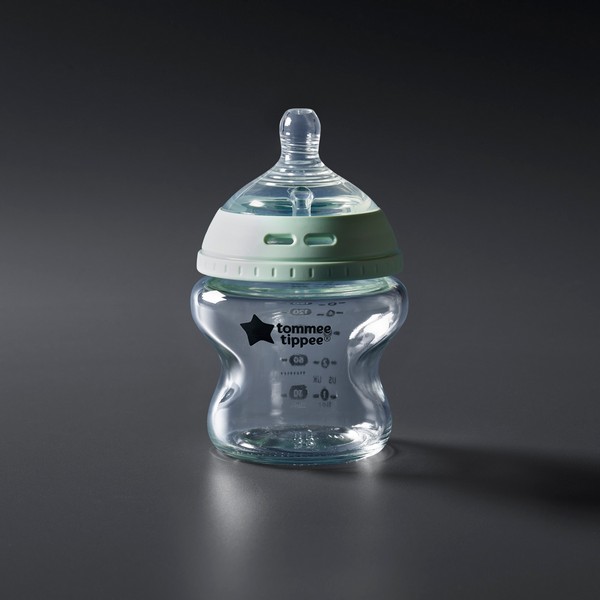 Продукт Tommee Tippee - Стъклено шише за хранене EASI VENT 150 мл 0м+ (1бр./оп) - 0 - BG Hlapeta