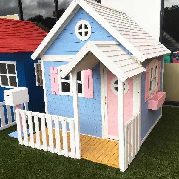 Продукт GINGER HOME - Голяма Дървена Детска Къща с Веранда, 194x229x210 см - 0 - BG Hlapeta