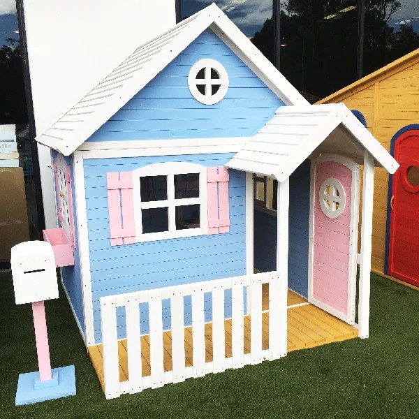 Продукт GINGER HOME - Голяма Дървена Детска Къща с Веранда, 194x229x210 см - 0 - BG Hlapeta