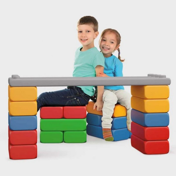 GUGA - Голям детски конструктор от строителни блокове, 23 части