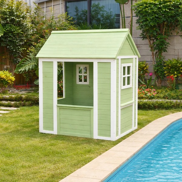 Продукт GINGER HOME - Детска Дървена Къщичка за Игра на Открито  - 0 - BG Hlapeta