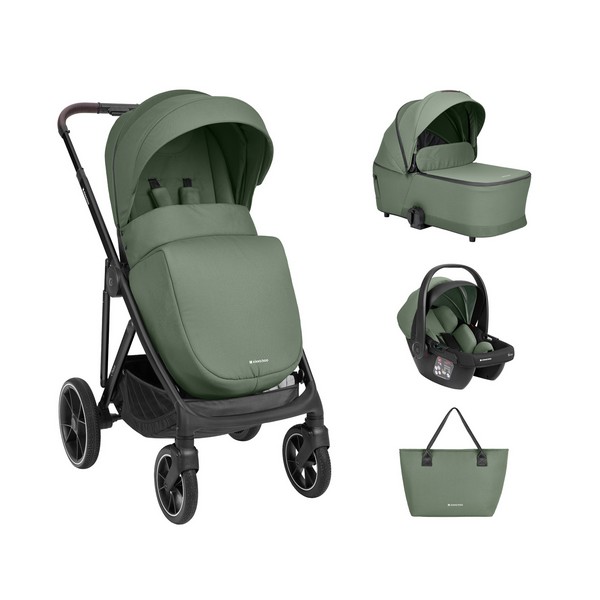 Продукт Kikkaboo Chiara - Комбинирана количка 3в1 с кош за новородено - 0 - BG Hlapeta