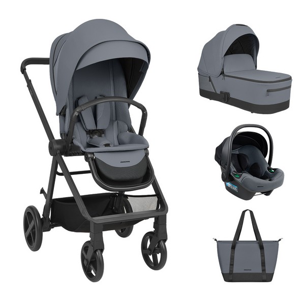 Продукт Kikkaboo Mia - Комбинирана количка 3в1 с кош за новородено, 2026 година - 0 - BG Hlapeta