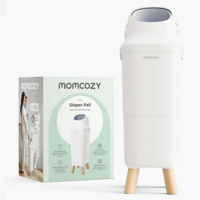 Momcozy - Хигиенен кош за памперси с тройна система против миризми, 22 L