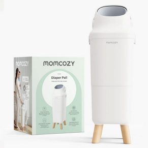 Momcozy - Хигиенен кош за памперси с тройна система против миризми, 22 L