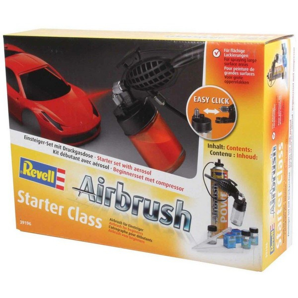Revell Starter Class - Комплект еднодействащ аерограф 10 части