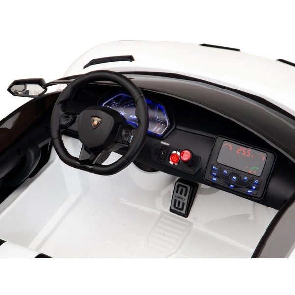 Продукт Двуместна лицензирана акумулаторна кола Lamborghini Aventador, 24V7AH, 600W, R/C 2.4 G, меки гуми - 0 - BG Hlapeta