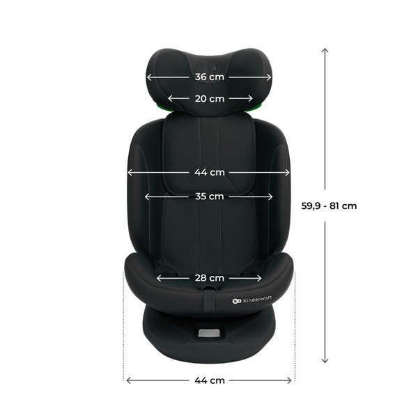 Продукт Kinderkraft I-Grow 2 PLUS - Столче за кола 40-150 см. - 0 - BG Hlapeta