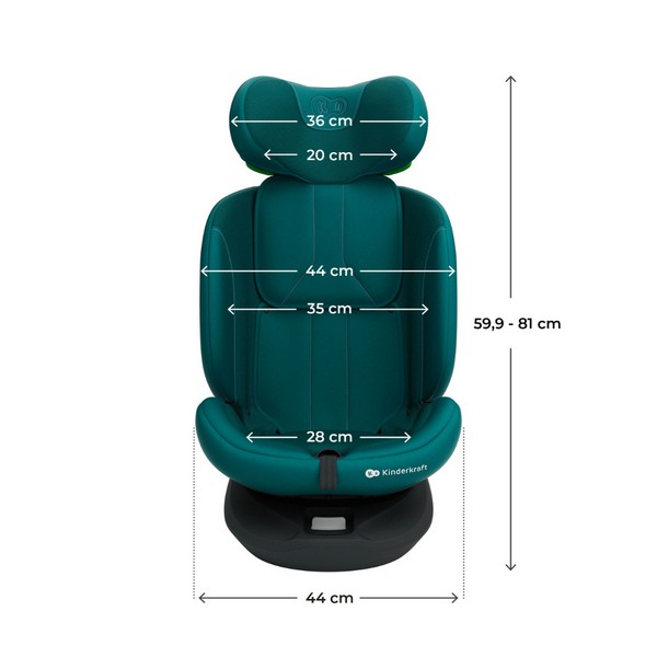 Продукт Kinderkraft I-Grow 2 PLUS - Столче за кола 40-150 см. - 0 - BG Hlapeta