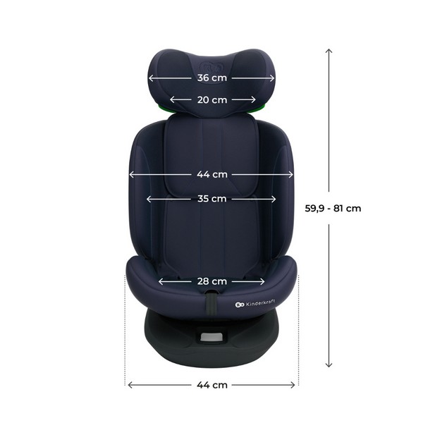 Продукт Kinderkraft I-Grow 2 PLUS - Столче за кола 40-150 см. - 0 - BG Hlapeta