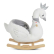 Moni toys Swan - Люлка плюшена 2