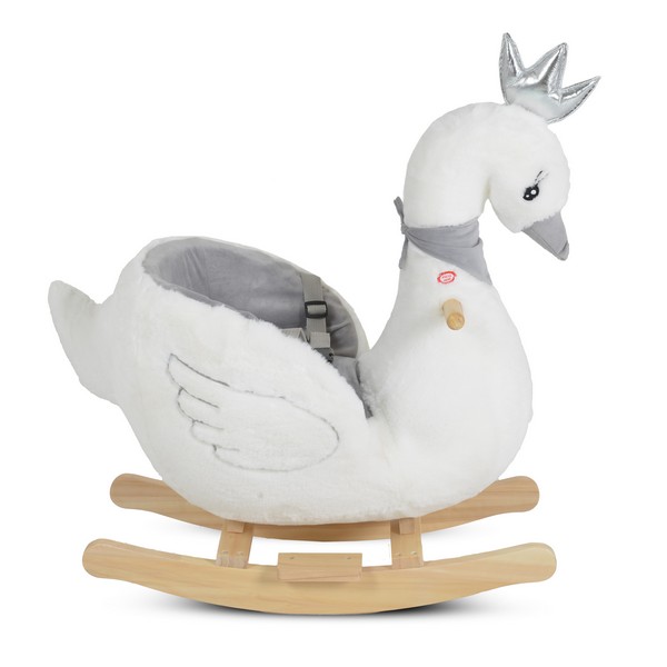 Продукт Moni toys Swan - Люлка плюшена - 0 - BG Hlapeta