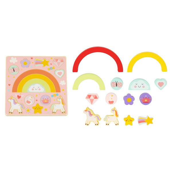 Продукт Hi Pando Unicorn - Дървен пъзел и игра за баланс 2в1 - 0 - BG Hlapeta