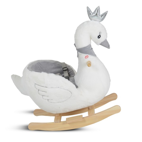 Продукт Moni toys Swan - Люлка плюшена - 0 - BG Hlapeta