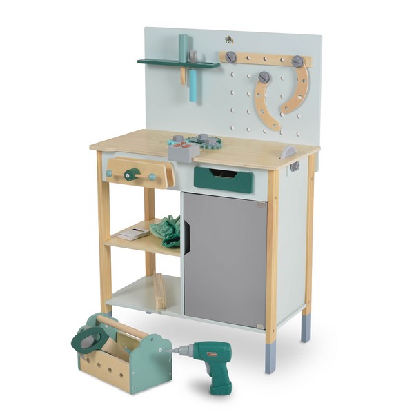 Продукт Moni toys - Дървена работна маса 3+ години - 0 - BG Hlapeta