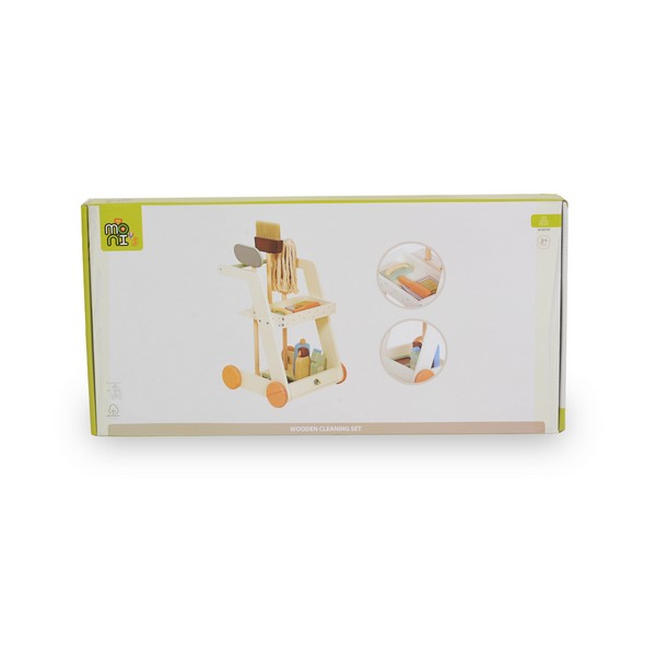 Продукт Moni toys - Дървен комплект за почистване - 0 - BG Hlapeta