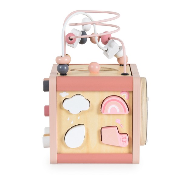 Продукт Moni toys - Дървен активен куб - 0 - BG Hlapeta