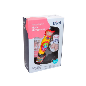 Записващ микрофон с музика и светлини