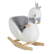 Moni toys Swan - Люлка плюшена 1
