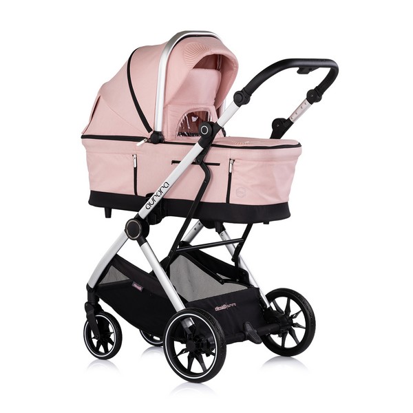 Продукт Chipolin - Детска количка 3 в1"Аурора"розова пудра - 0 - BG Hlapeta