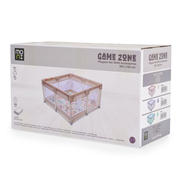 Продукт Moni GameZone - Кошара 120*120 с аксесоари - 0 - BG Hlapeta