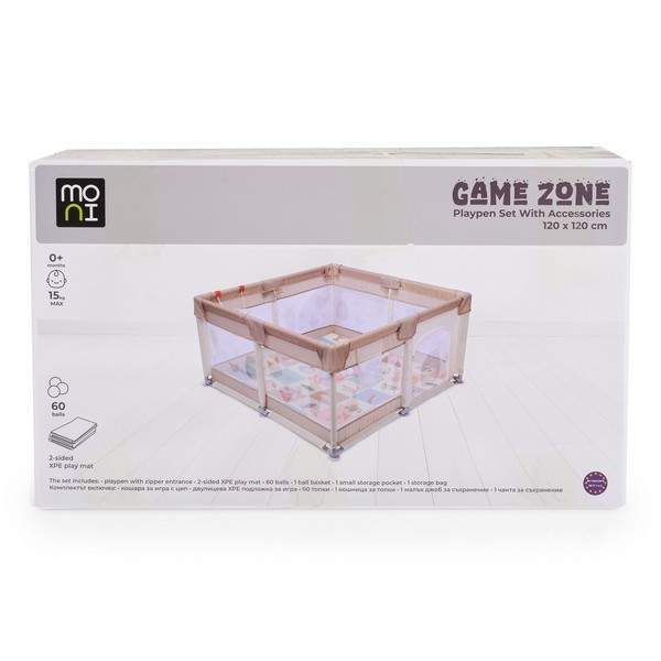 Продукт Moni GameZone - Кошара 120*120 с аксесоари - 0 - BG Hlapeta